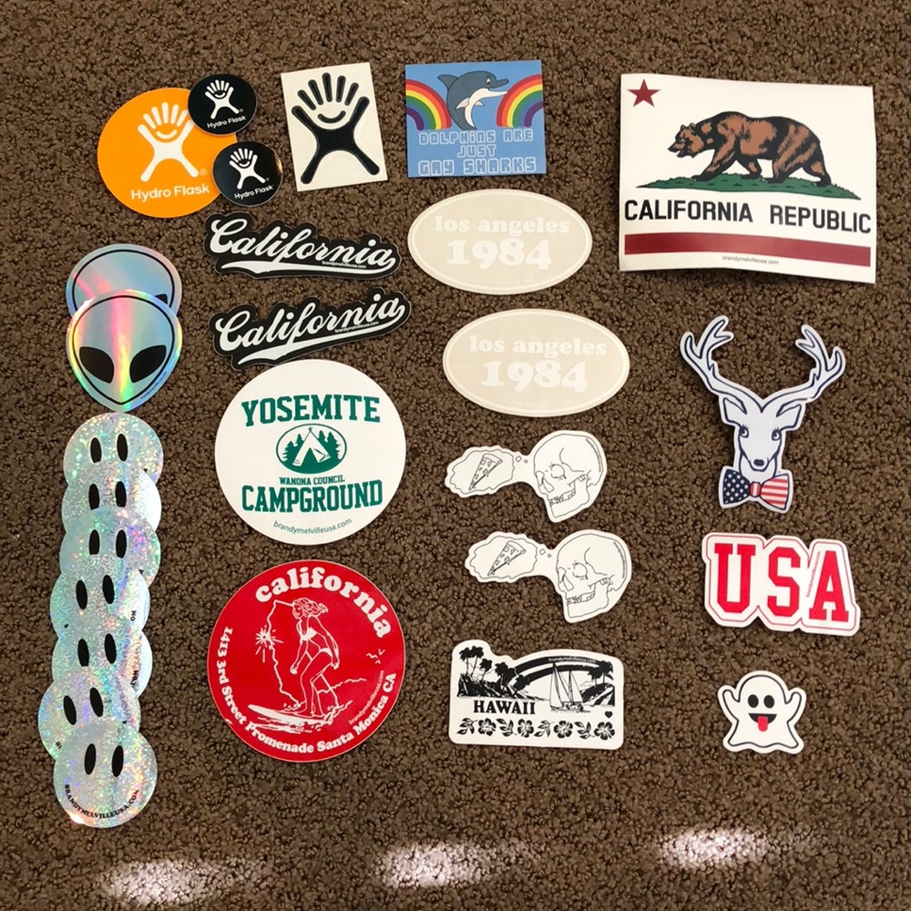 27 trendy sticker set